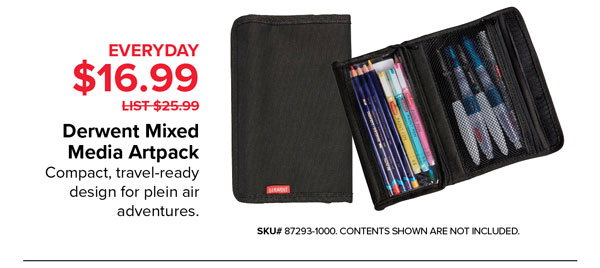 Derwent Mixed Media Artpack Everyday $16.99