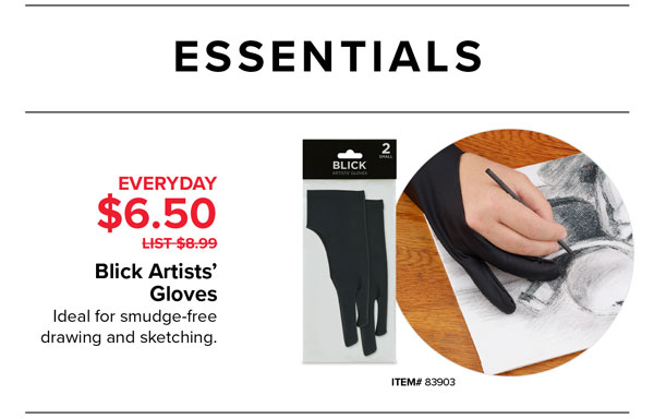 Blick Artists' Gloves Everyday $6.50