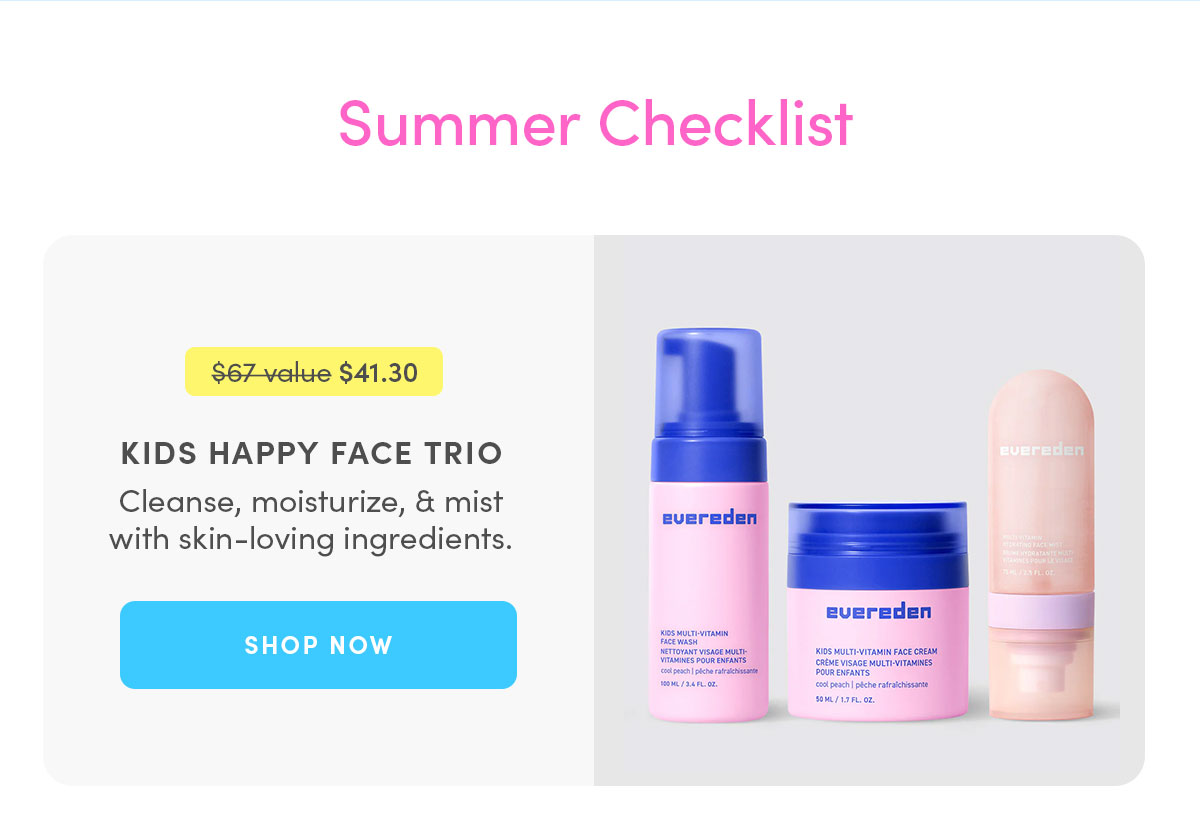 Kids Happy Face Trio 