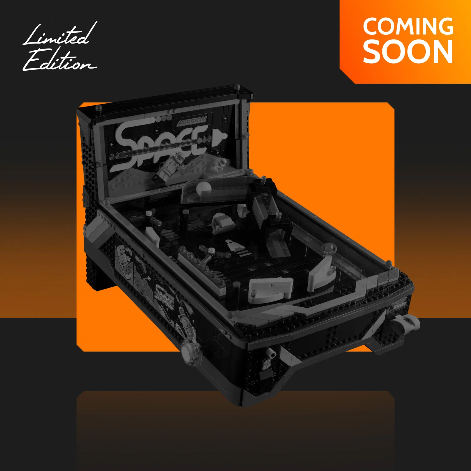 Image of Limited Edition Display Case for LEGO® Icons Arcade Pinball Machine (11374)