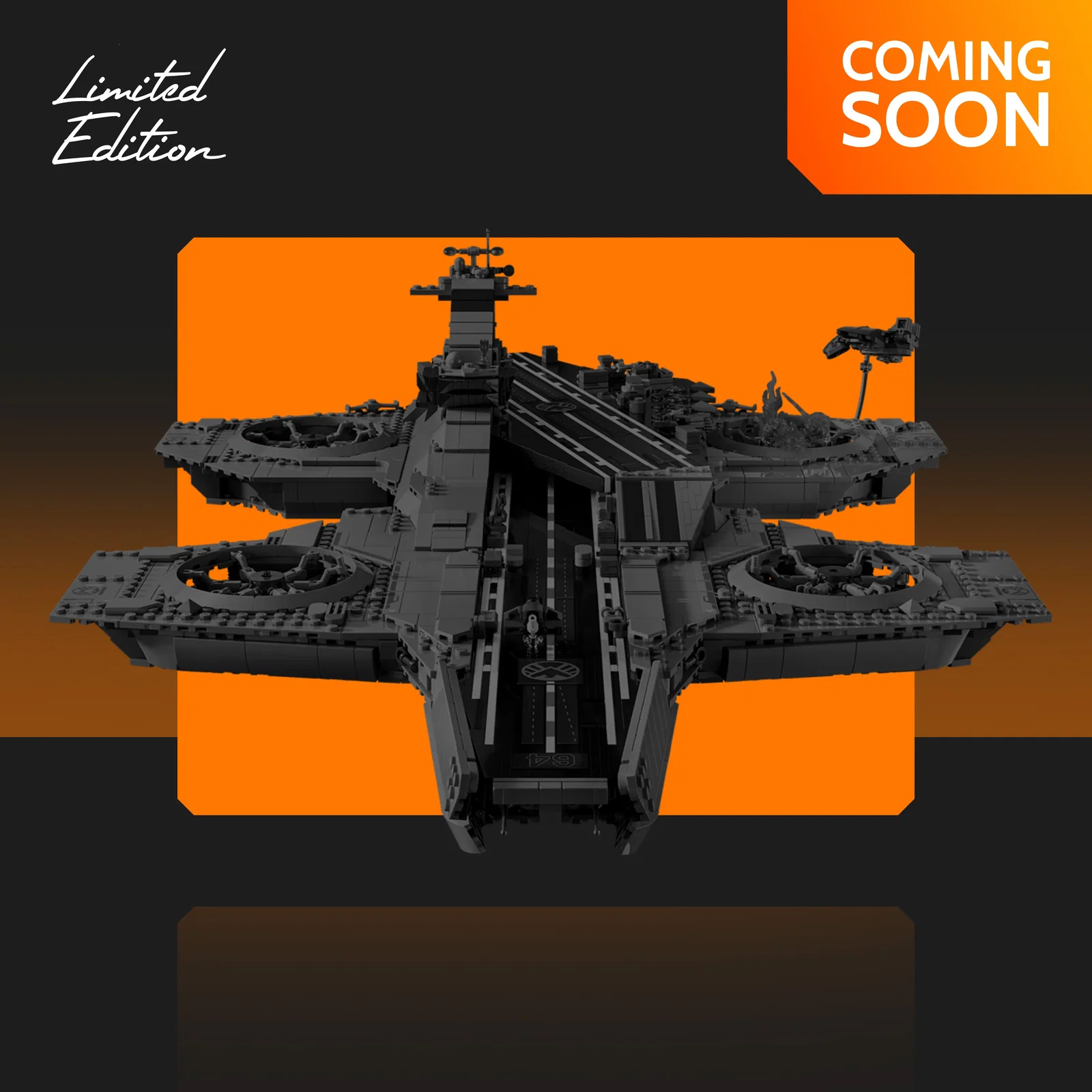 Image of Limited Edition Display Case for LEGO® Marvel: S.H.I.E.L.D. Helicarrier (76354)