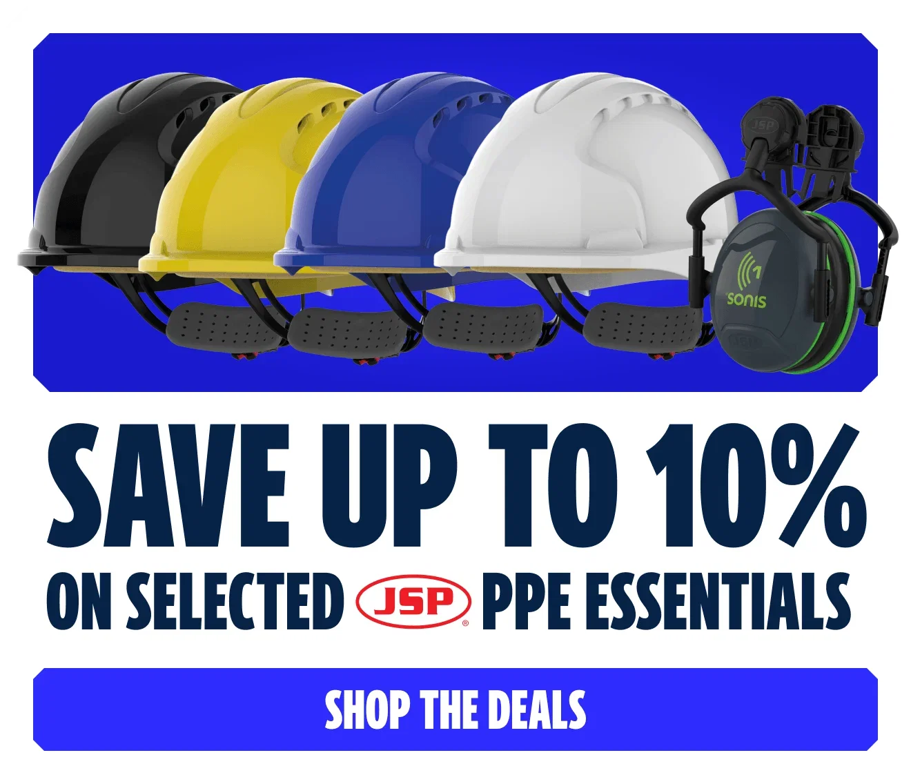 Save up to 10% on selected JSP PPE Essentials. Shop the deals