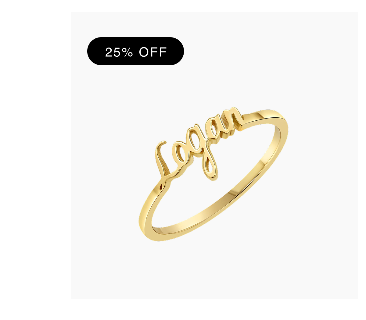 Custom Name Ring