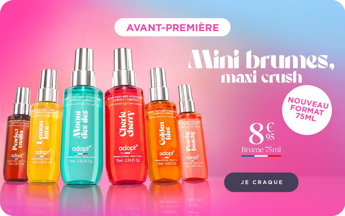 Avant-première : mini brumes 8,95€