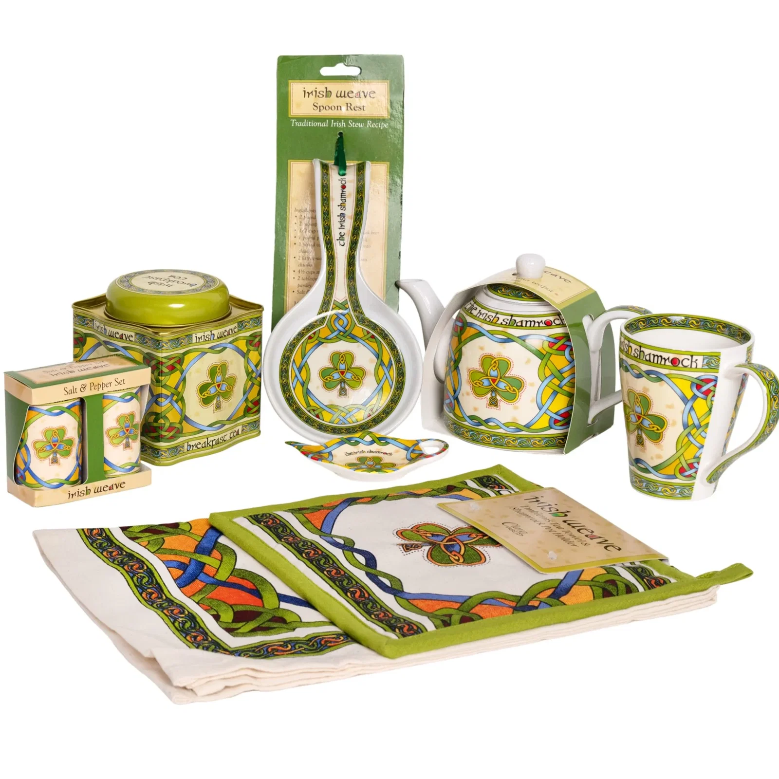 Image of Irish Shamrock Design Kitchen Accessories