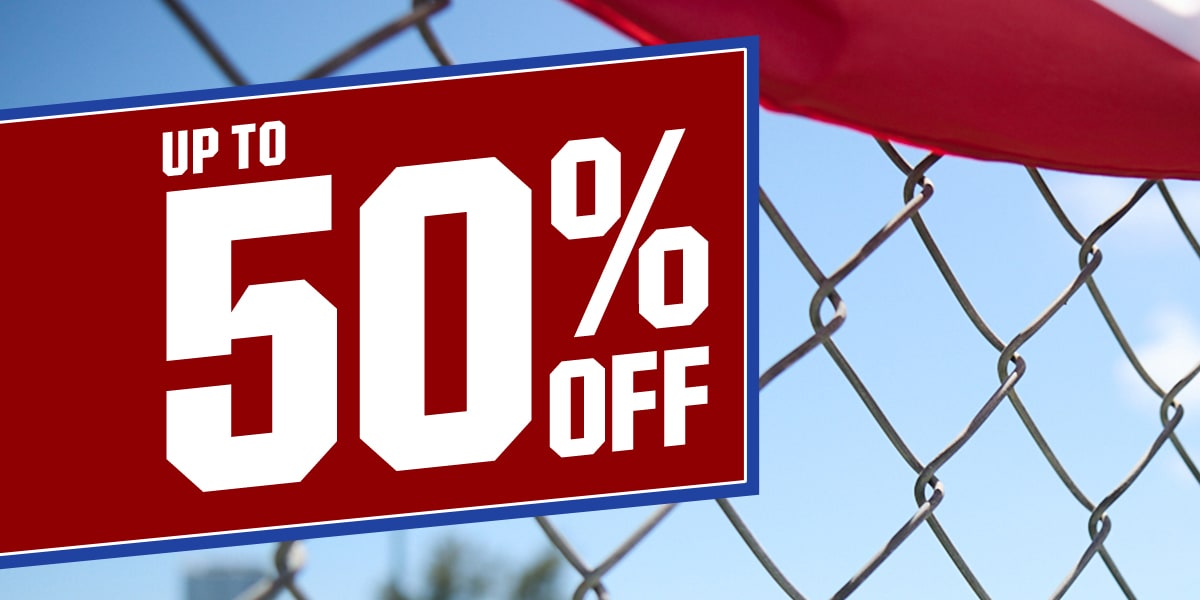 Up to 50% off.