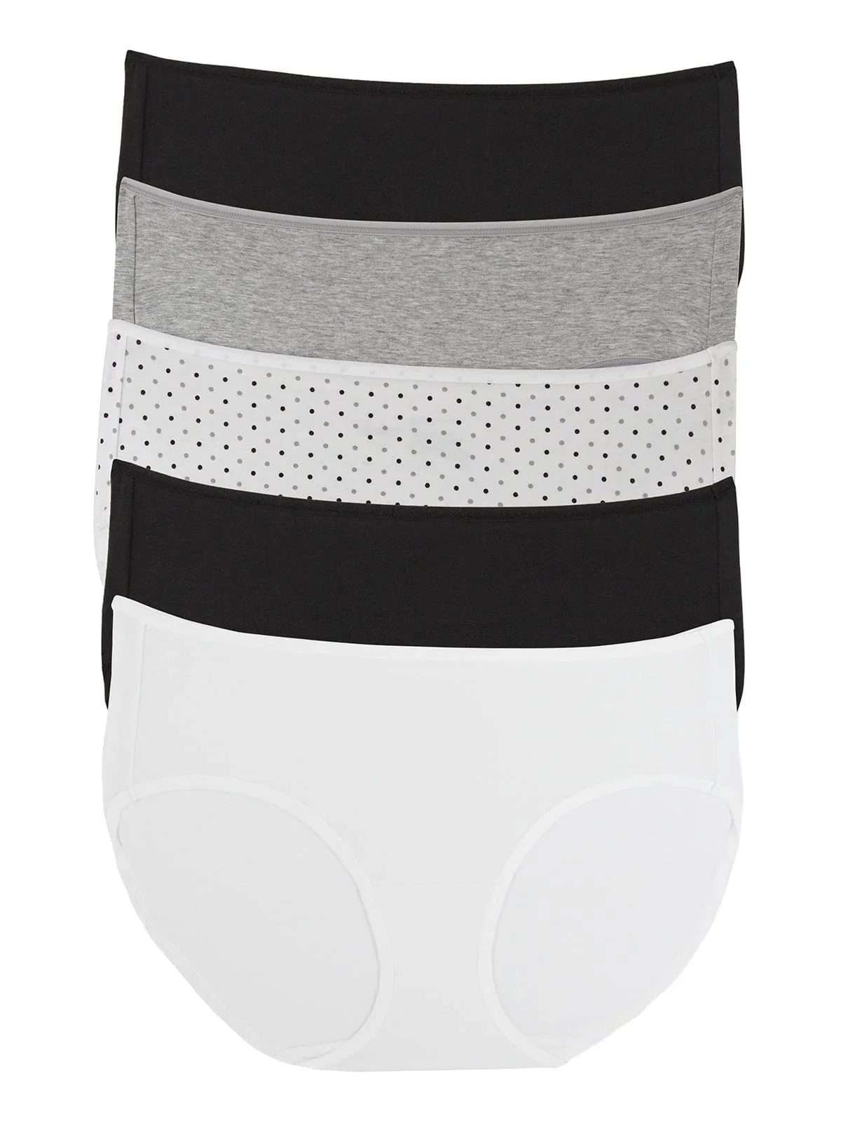 Image of Cotton Modal Full Coverage Hipster 5-Pack