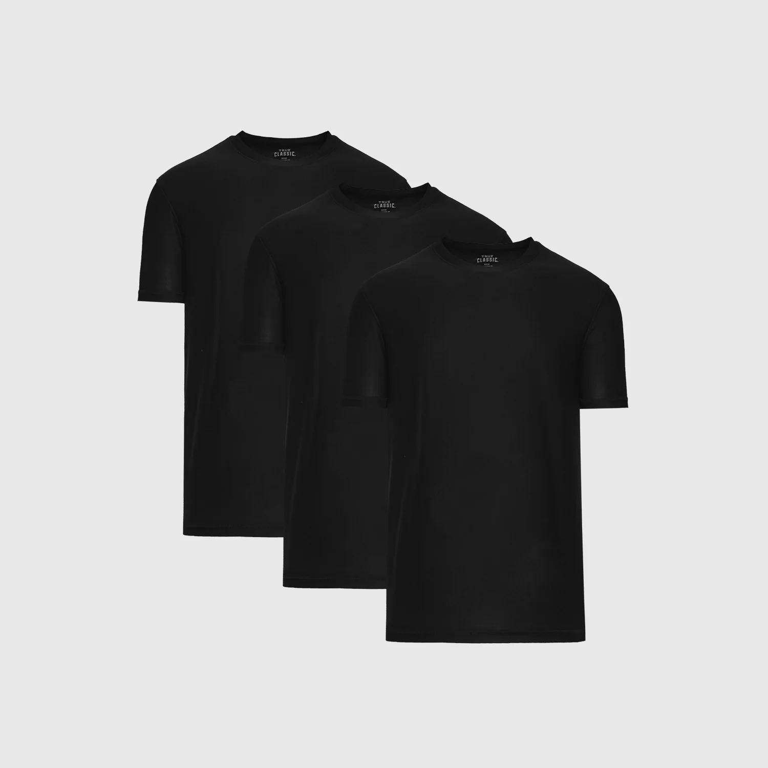 Image of All Black Active Crew Neck 3-Pack