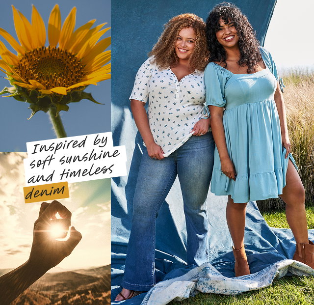 Inspired by soft sunshine and timeless denim