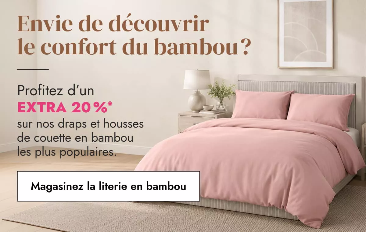 Magasinez la literie en bambou