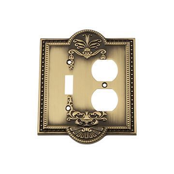 Nostalgic Warehouse Meadows Toggle & Duplex Switch Plate