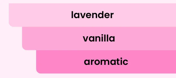 lavender vanilla aromatic