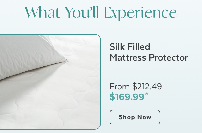 Shop Silk Filled Mattress Protector