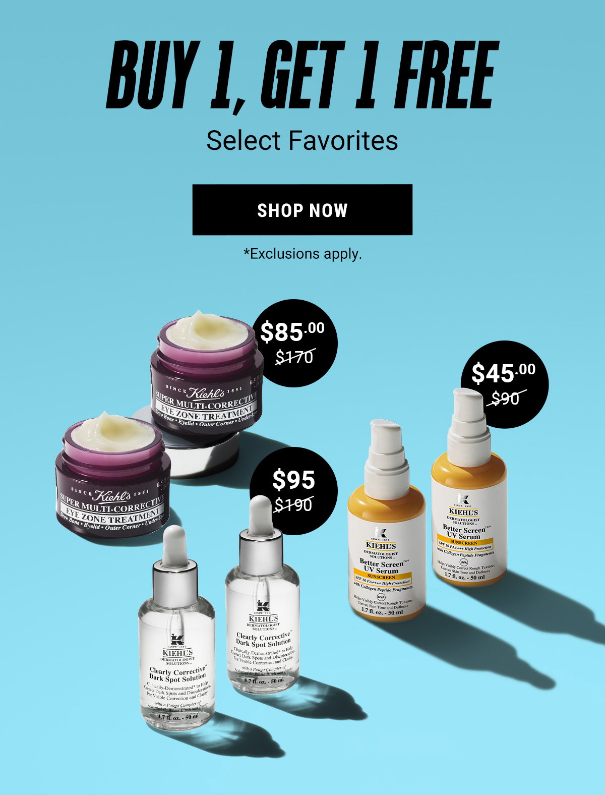 BUY 1, GET 1 FREE