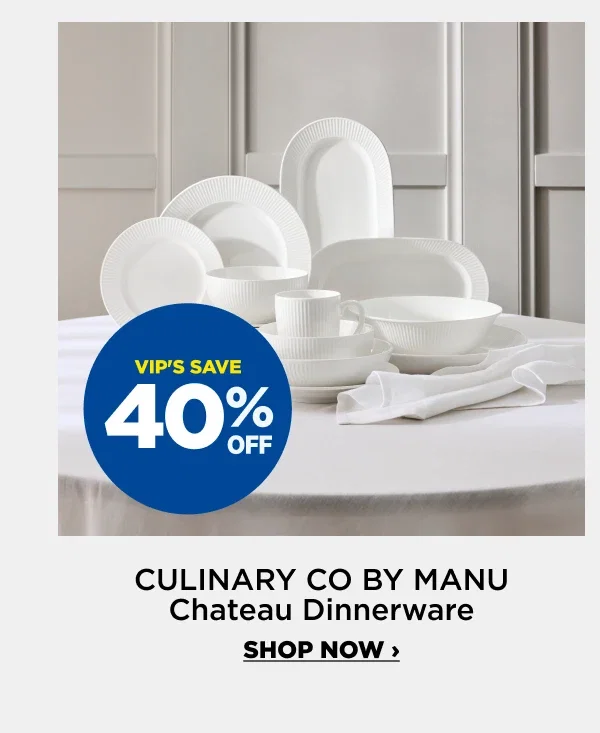 40%off Culinary Co By Manu Chateau Dinnerware