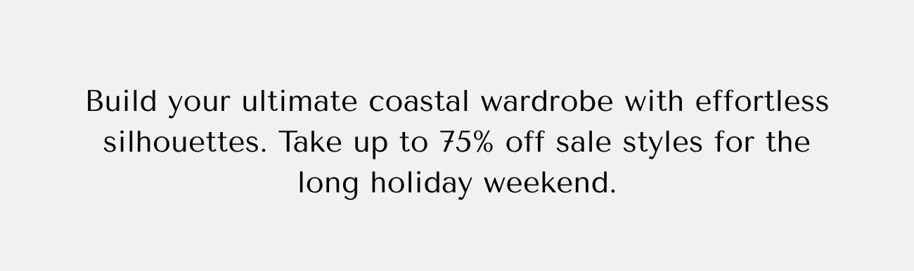 Shop 75% Off Sale Styles