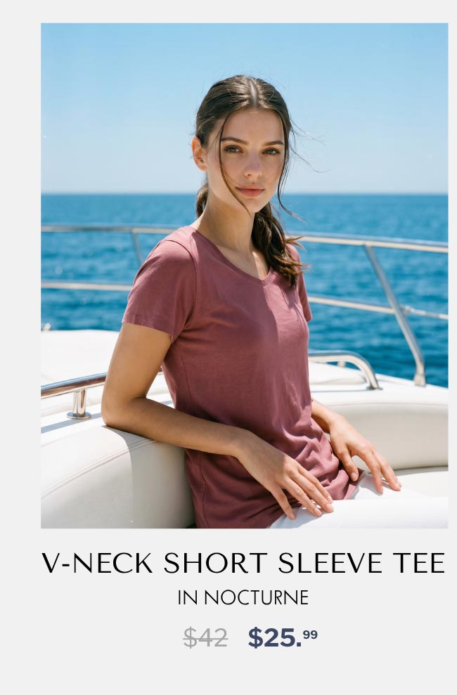 V-Neck Short Sleeve Tee