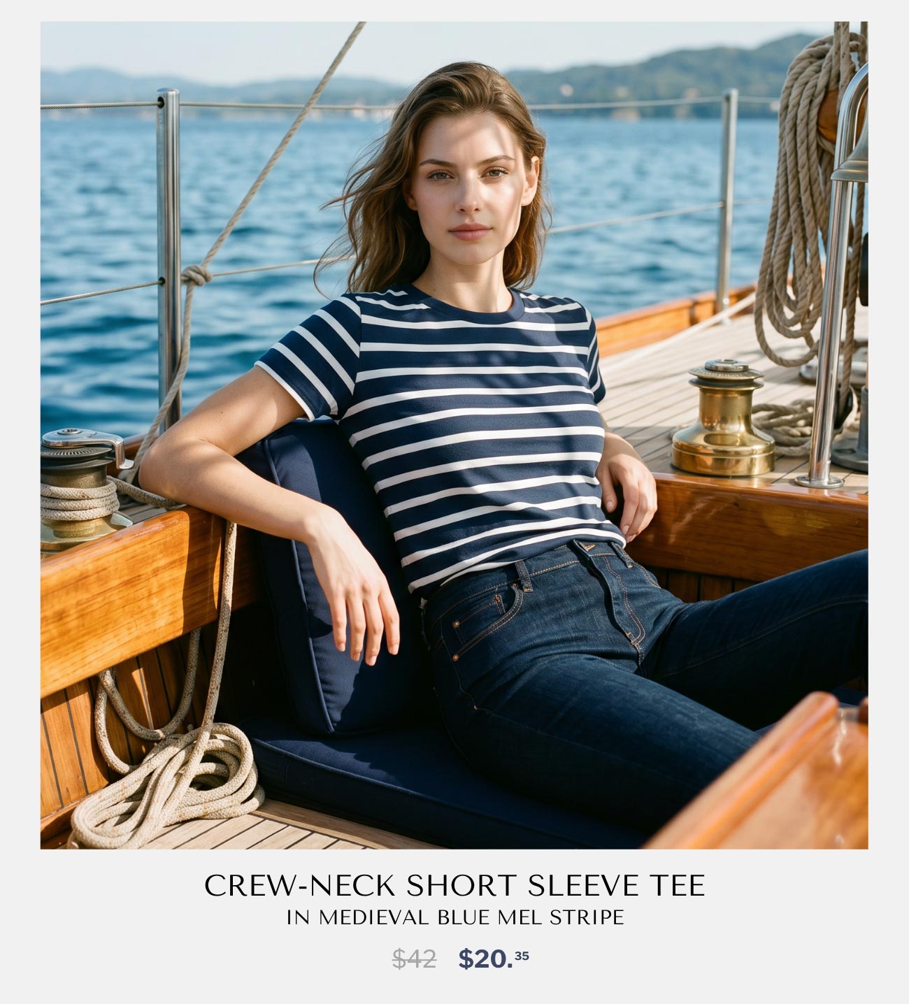 Crew-Neck Short Sleeve Tee