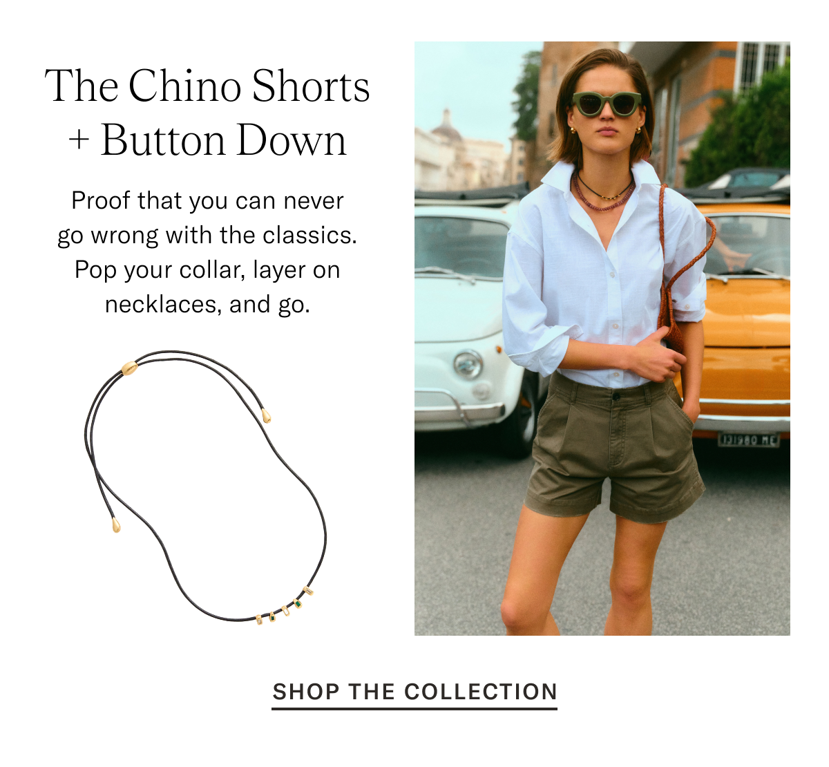 The Chino Shorts + Button Down