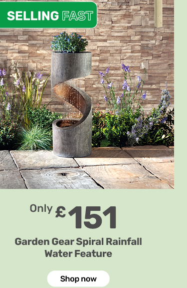 Garden Gear Spiral Rainfall Water Feature. Only £151