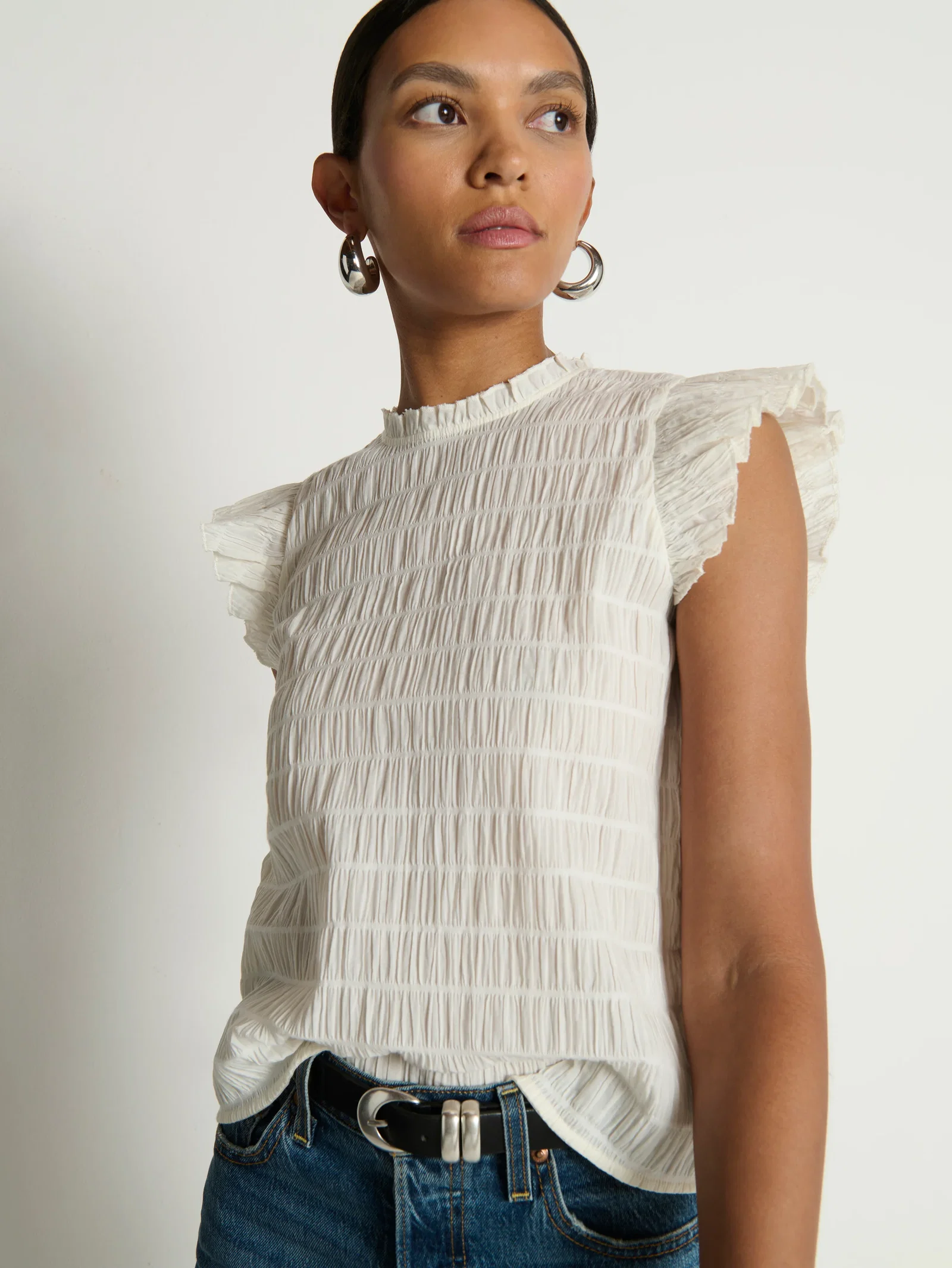 Image of Ashley Ruffle Tank
