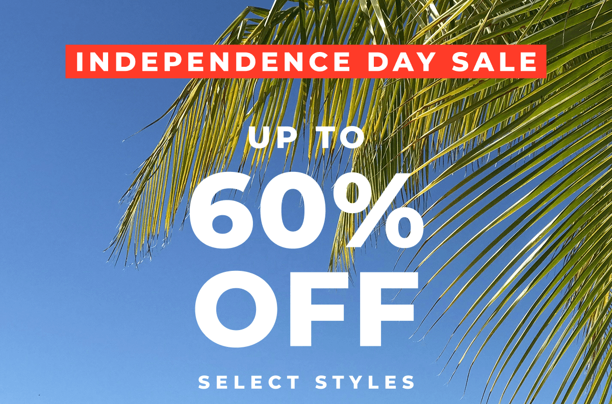 INDEPENDENCE DAY SALE 40% OFF SITEWIDE 