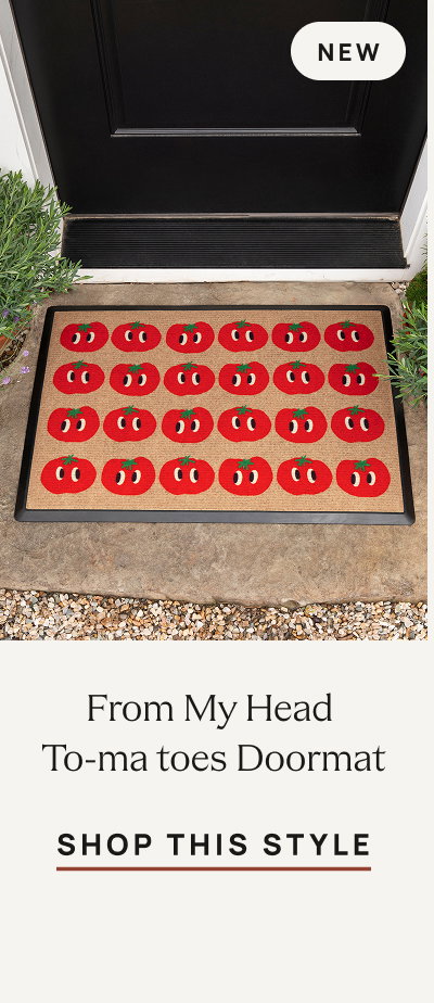 From My Head To-Ma-Toes Doormat