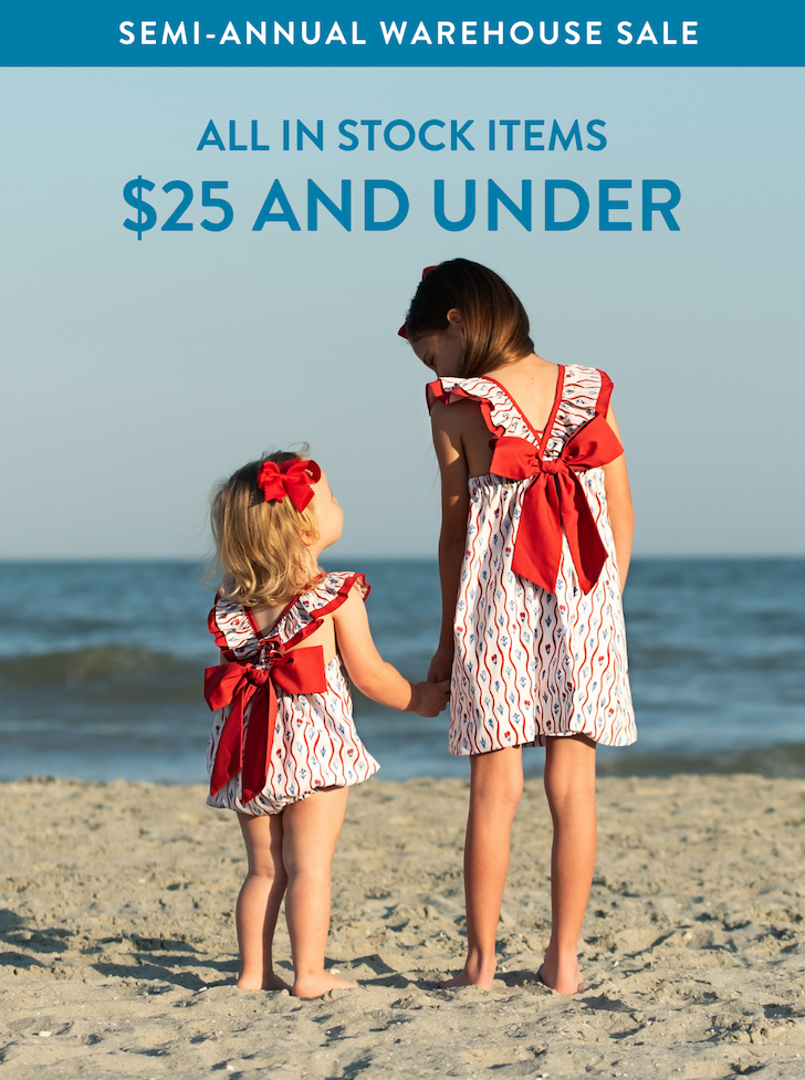 Semi-Annual Warehouse Sale Starts Today - $25 and Under