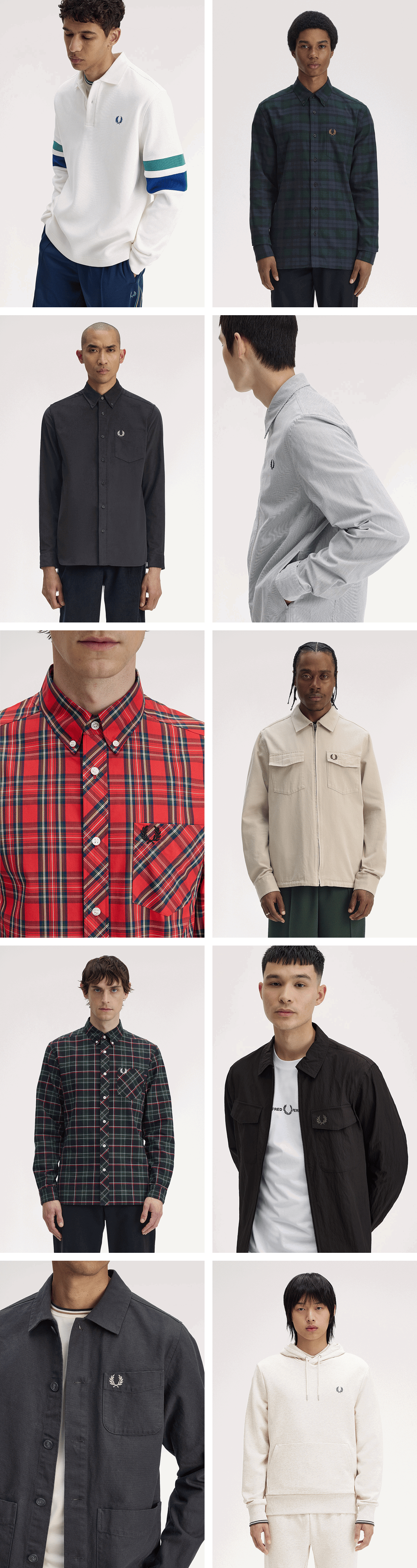 A selection of Fred Perry Sweatshirts and Jackets in the Sale