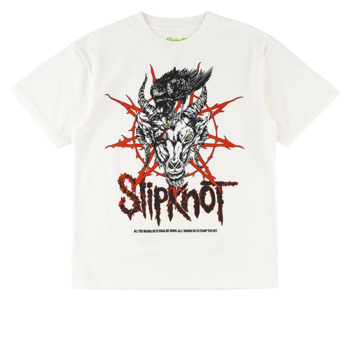 Image of Welcome x Slipknot Spit It Out T-Shirt - White