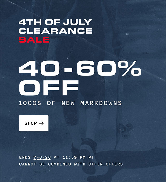 Clearance Sale