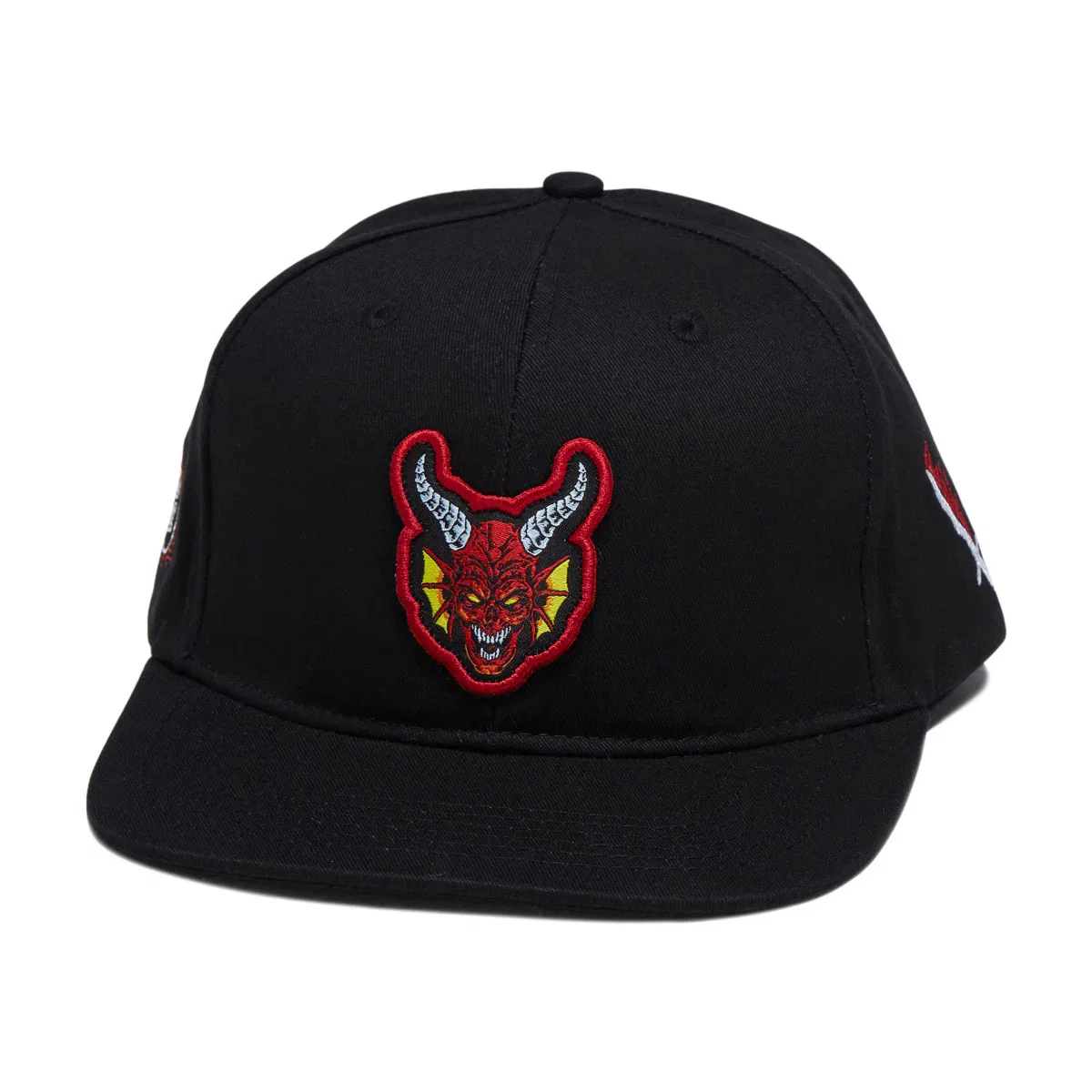 Image of Santa Cruz x Stranger Things Hellfire Club Snapback Hat - Black