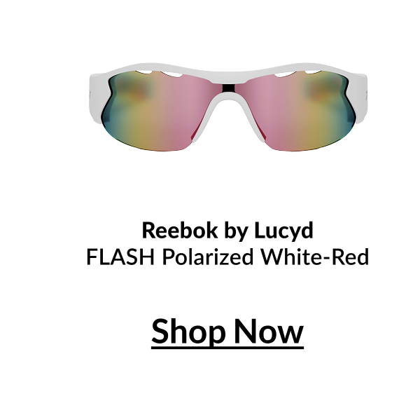 Reebok by Lucyd FLASH Polarized White-Red
