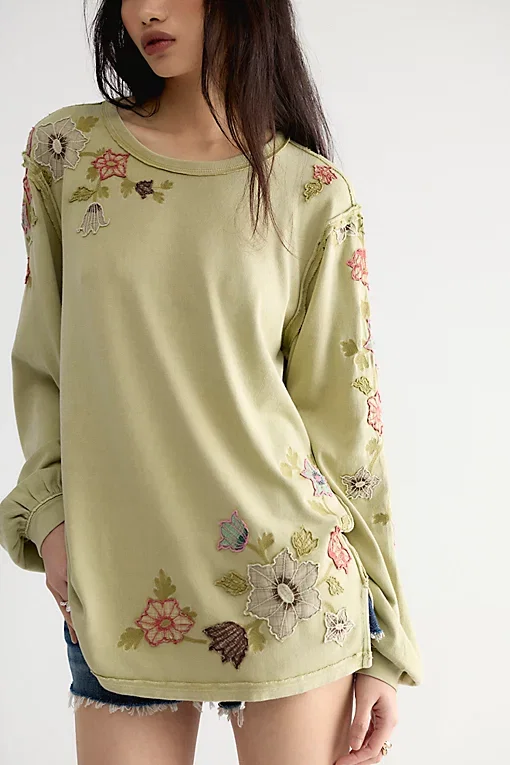Violet Vines Long Sleeve