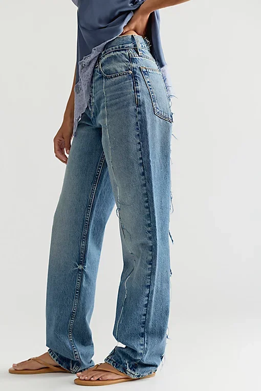 Dala Alley High Rise Straight Jeans