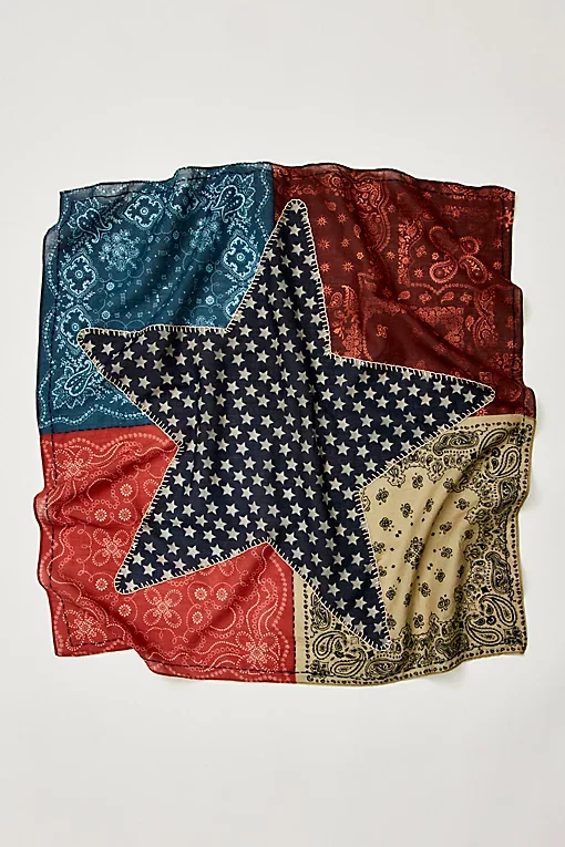 Stars Aligned Patchwork Bandana