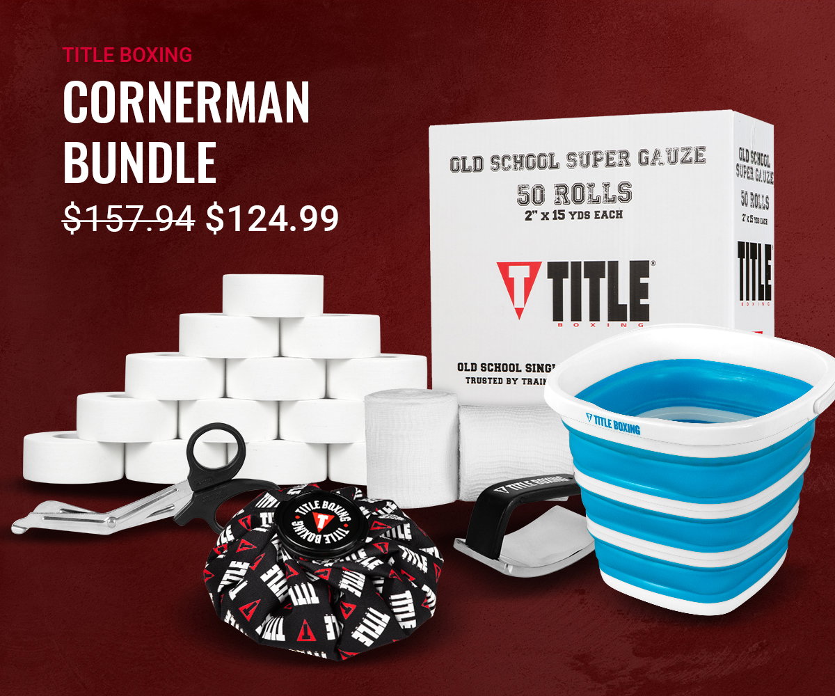 SHOP TITLE BOXING CORNERMAN BUNDLE
