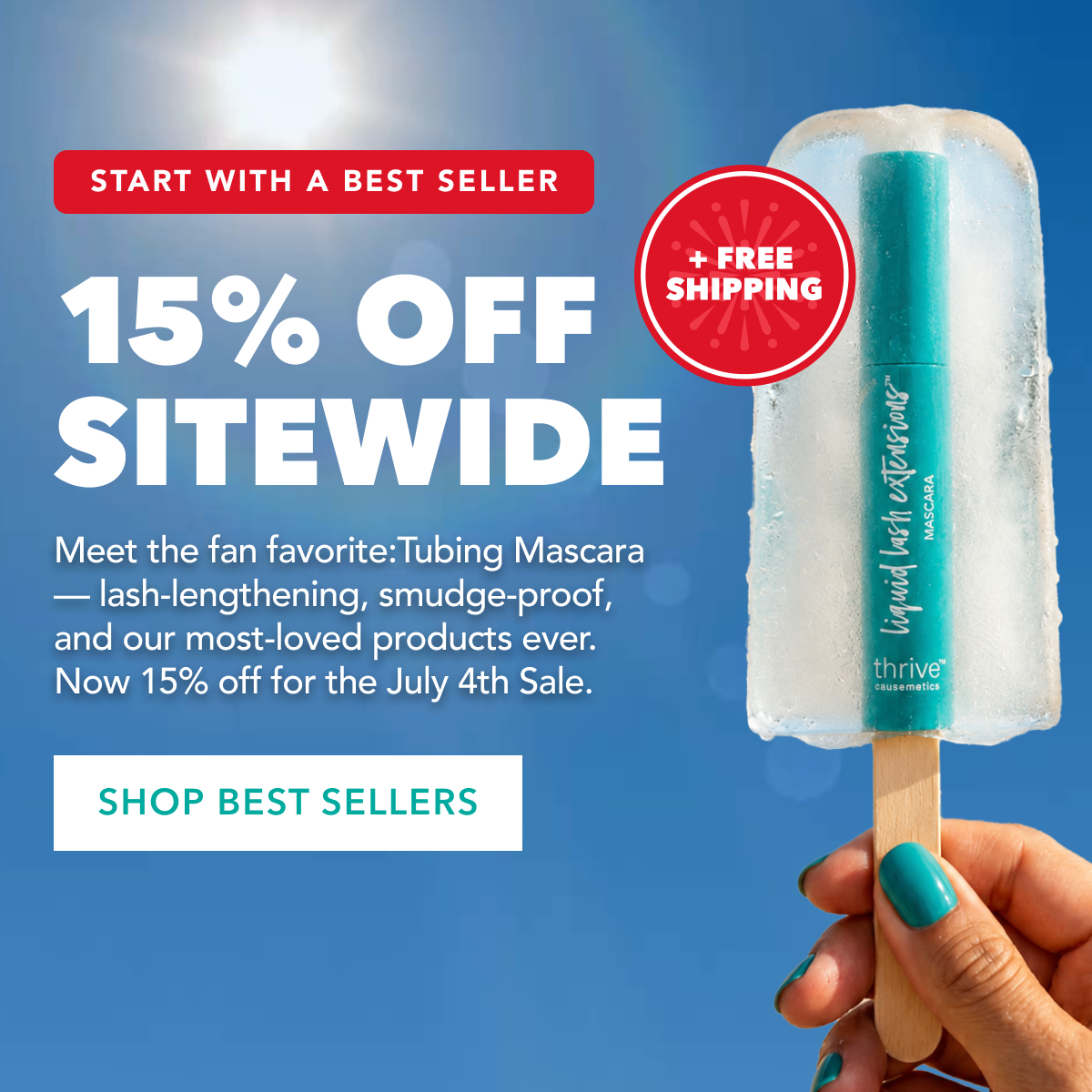 15% off + Free Shipping, shop our best sellers!
