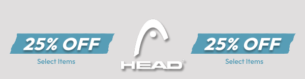 25% Off Select Items HEAD