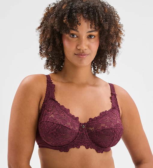 Plus size soft cup underwire t-shirt bra