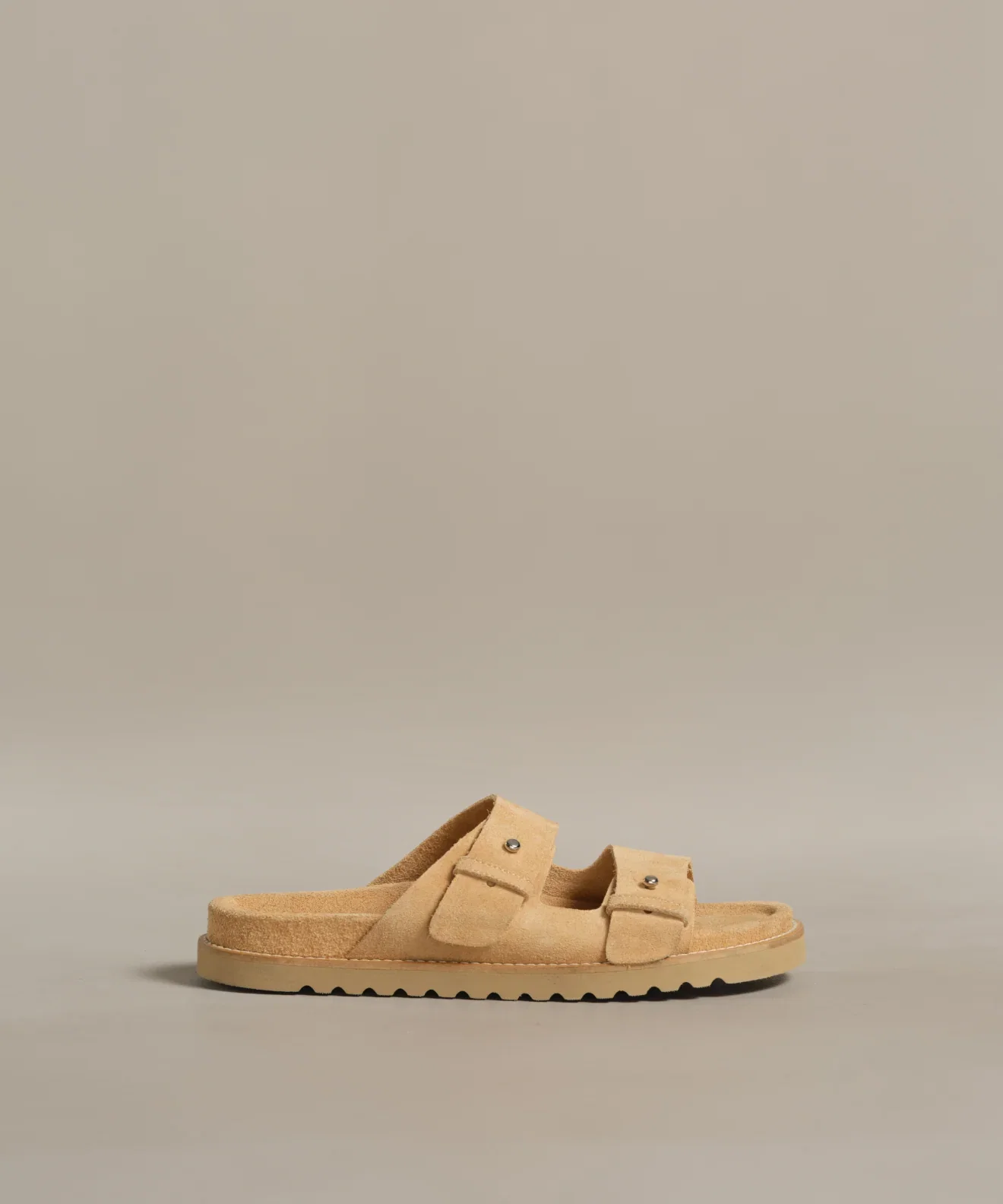 Image of Suede Hutton Slide Sandal