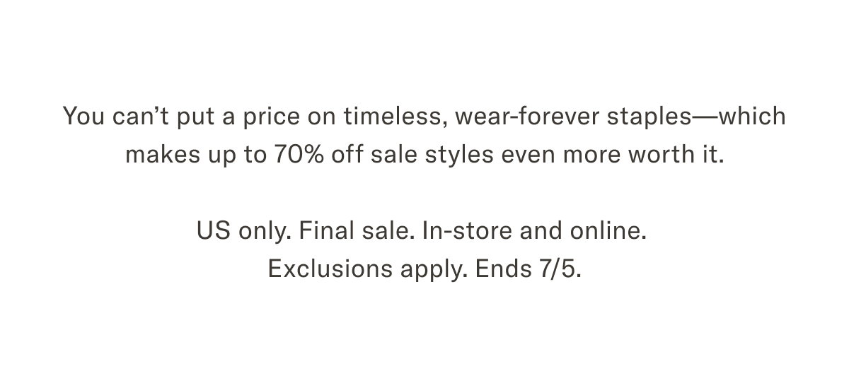 Warehouse Sale