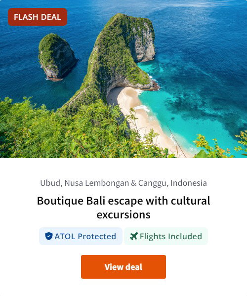 Boutique Bali escape with cultural excursions