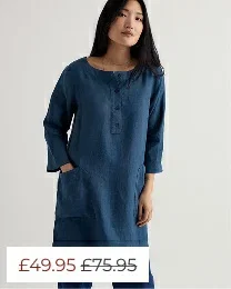 Harbour Wall Linen Tunic