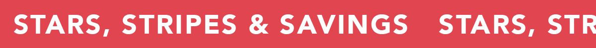 Stars, Stripes and Savings