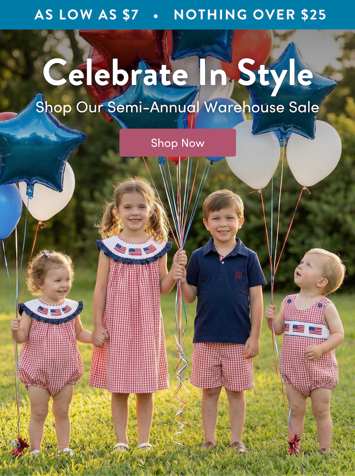 Celebrate In Style - Shop Our Semi-Annual Warehouse Sale