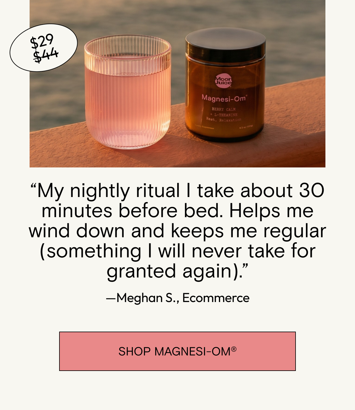Shop Magnesi-Om for relaxation + regularity.