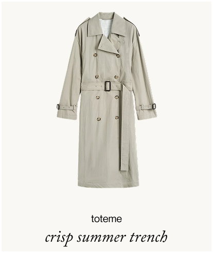 Crisp Summer Trench