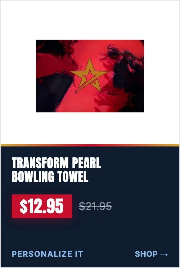 Transform Pearl Bowling Towel, sale $12.95, was $21.95, save $9