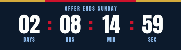 Counting down to Sunday night